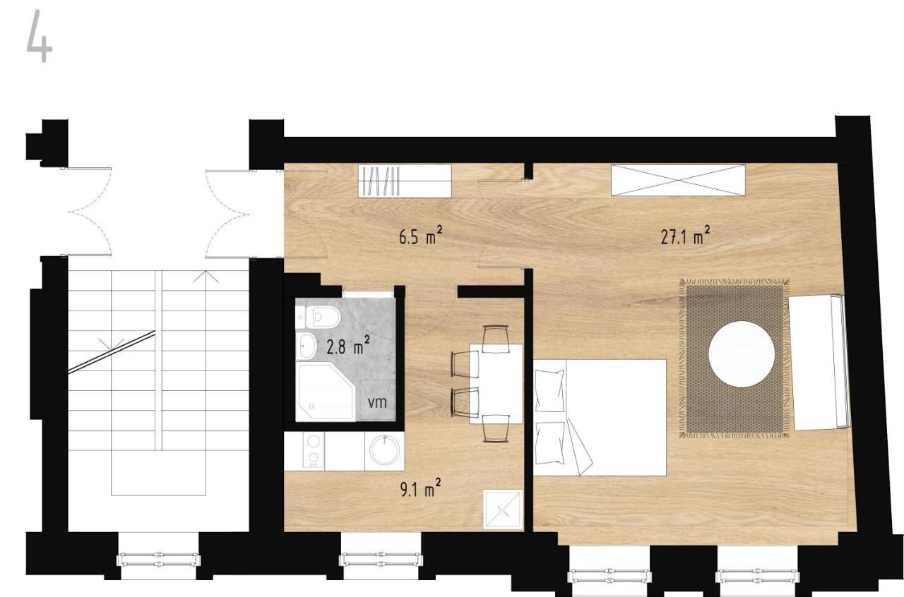 Apartment Cozy Storie's Ap, 47sqm, Renovated 2020, Free Parking